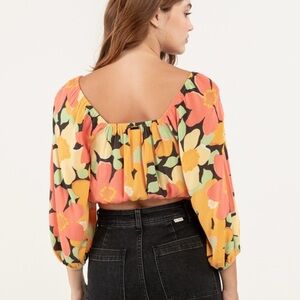 Billabong Sun City Floral Crop Top